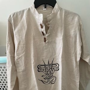 Indian kurta with Om 100% cotton